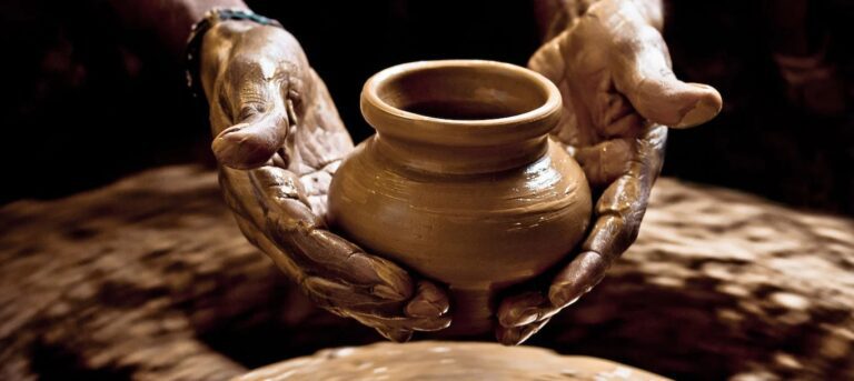 Hands shaping wet clay pottery wheel, Traditional Doll Temple Pondicherry, Guide at Life of Pi movie location, Local artisan weaving fabric Pondicherry, Pondicherry Cultural Tour, Pottery Experience Pondicherry, Life of Pi Location Pondicherry, Pondicherry Village Tour, Pondicherry Cultural Tour, Pottery Experience, Life of Pi, Pondicherry Artisan, Village Tour, Travel Pondy